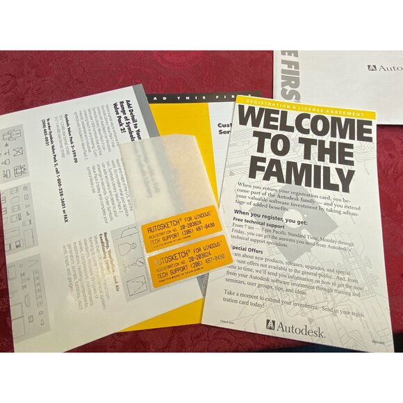 Autodesk AutoSketch For Windows 3.0 Complete Set With Manuals & Floppy Disks - Picture 9 of 14